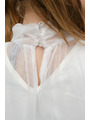 Блузка трикотажная, цвет: молочный