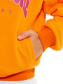 Толстовка, цвет: оранжевый