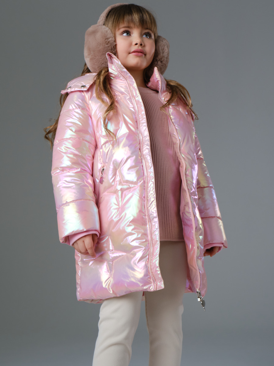 Пальто, цвет: розовый