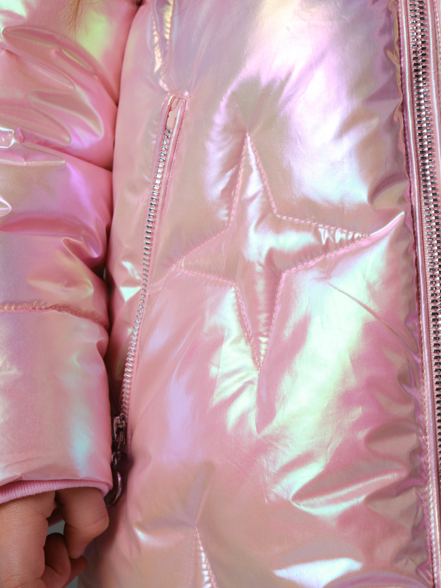 Пальто, цвет: розовый